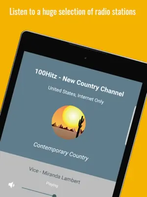 Contemporary Country Radio android App screenshot 1