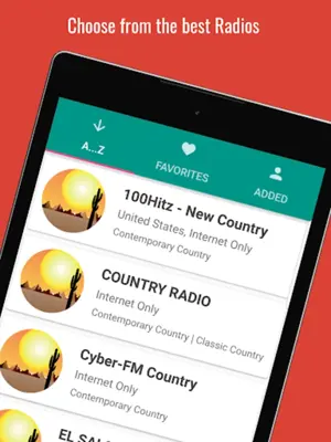 Contemporary Country Radio android App screenshot 2