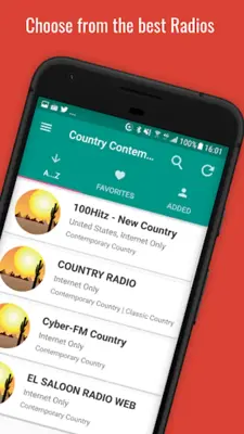 Contemporary Country Radio android App screenshot 8